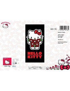 Drap de plage coton Hello Kitty - 820-178 - New discount.com