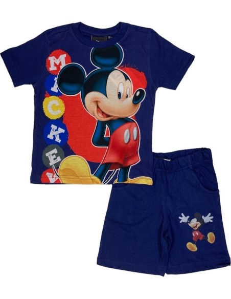 Set T-Shirt + Shorts Mickey Mouse Disney, New discount.com, Nouveau...