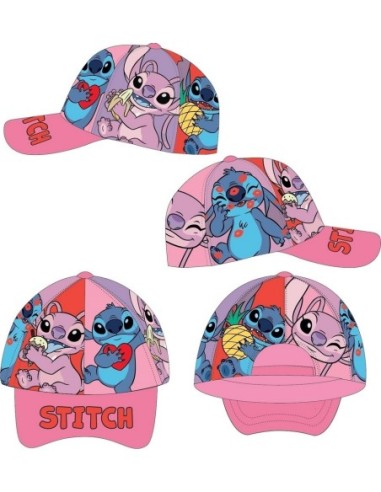 Casquette Stitch Disney Full Sublimation en rose - New discount.com