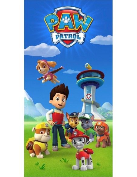 Drap de plage ou Serviette de bain Paw Patrol - New discount.com