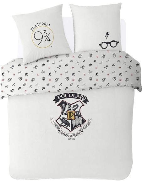 Parure de lit Harry Potter - housse de couette Harry Potter 240 X 2...