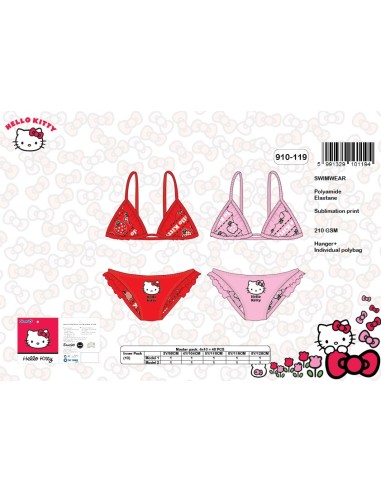 Bañador - Bikini - Hello Kitty para niña -910-119 -New discount.com