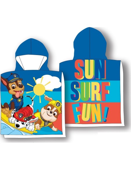 Poncho de bain Paw Patrol a capuche - New discount.com
