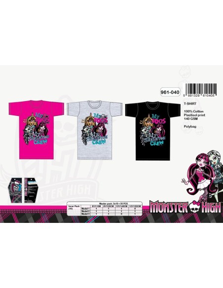 Big Monster Monster High Tee - 961-040, New discount.com, Nouveauté...