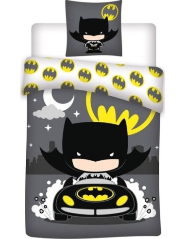 Batman - Parure de couette enfant- 1 housse de couette 140x200 + 1 ...