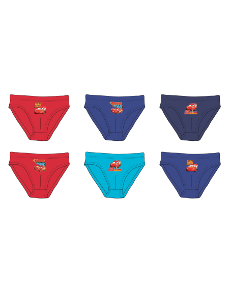 Boite de 3 Slips Cars Disney - New discount.com