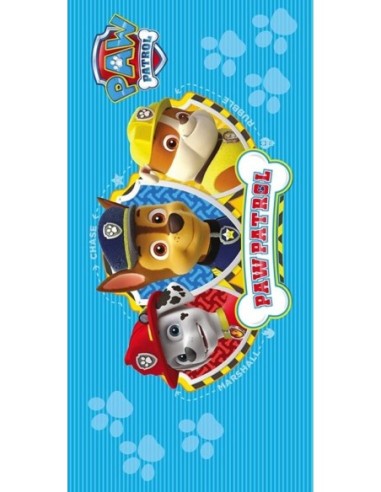 Serviette de plage ou drap de bain Paw Patrol en coton - New discou...