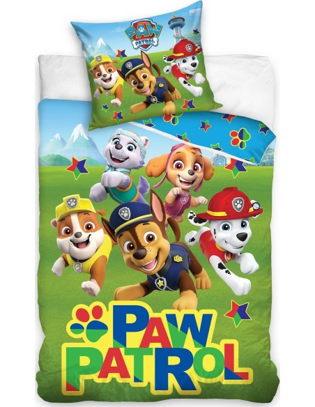 Parure Housse de couette Paw Patrol En Coton - New discount.com