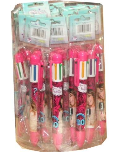 VIOLETTA DISNEY PEN BALL POINT 6 COLORS SCRIPTURE, New discount.com...