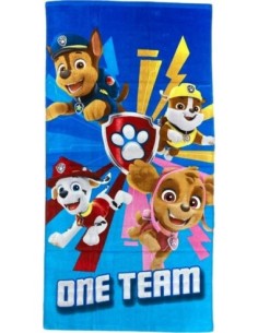 Drap de plage ou drap de bain Paw Patrol en coton 2