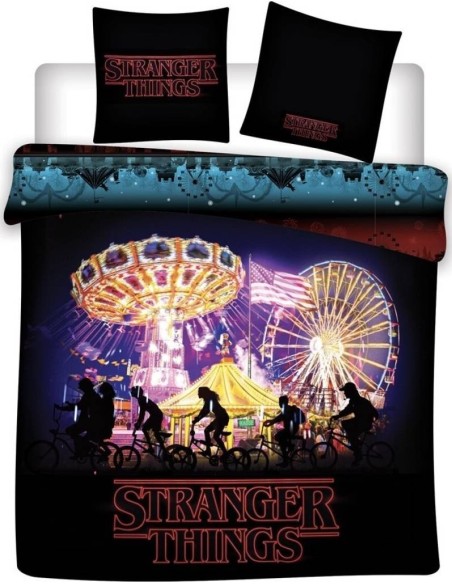 Housse de couette Stranger Things 2 personnes En Coton - New discou...