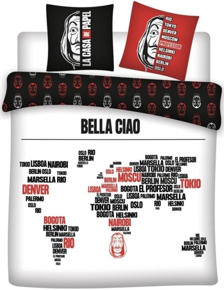 La Casa de Papel  Bettbezug - 1 Bettbezug en Baumwolle - New discou...