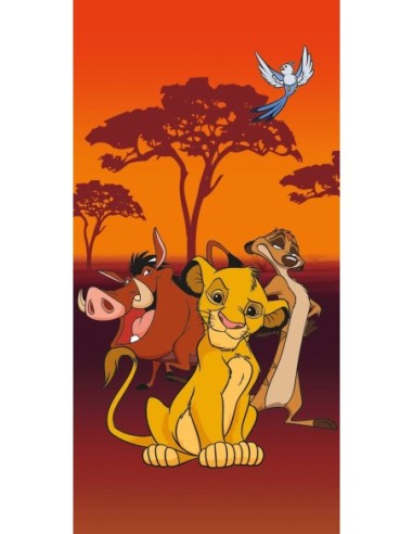 Drap de plage ou drap de bain Le Roi Lion Disney - New discount.com