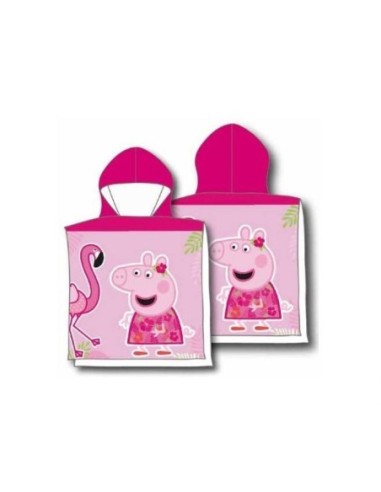 Peppa Pig Swim Poncho con capucha -New discount.com