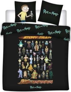 Juego de cama FRick And Morty 240 X 220 Cm -New discount.com 2