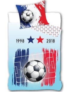 France Foot Bettbezug - 1 Bettbezug en Baumwolle - New discount.com 2