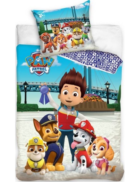 Parure Housse de couette Paw Patrol En Coton - New discount.com