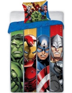 Parure Housse de Couette Avengers + Taies d'Oreiller Avengers - New... 2