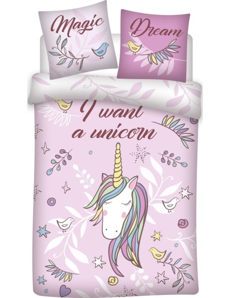 Juego de funda nórdica unicornio -New discount.com