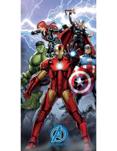 Drap de plage ou Serviette de bain Avengers Marvel - New discount.com