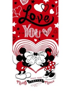 Minnie und Mickey Love Strandtuch oder Badetuch - New discount.com 2