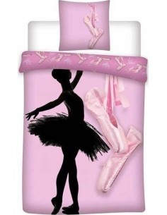 Parure housse de couette Ballerine en Rose - New discount.com 2