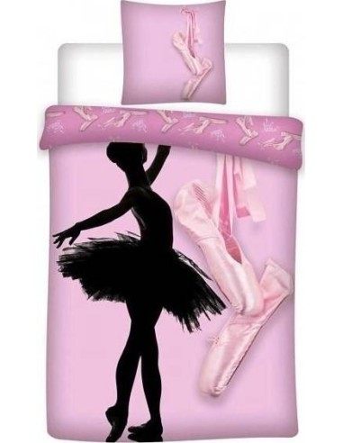 Parure housse de couette Ballerine en Rose - New discount.com