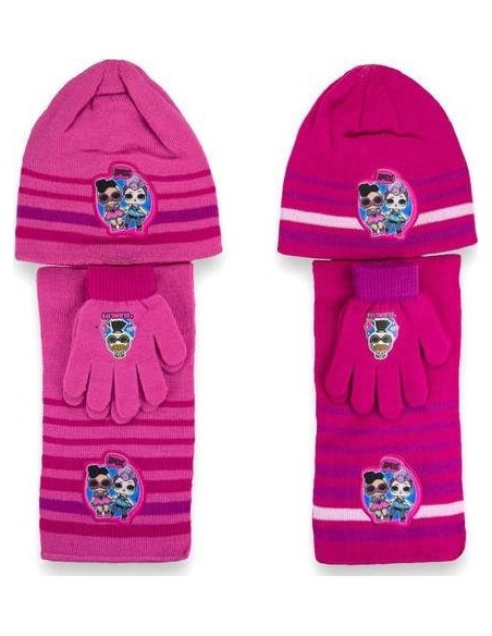 Set 3-piece Cap + scarf + gloves Lol Suprise, New discount.com, Nou...