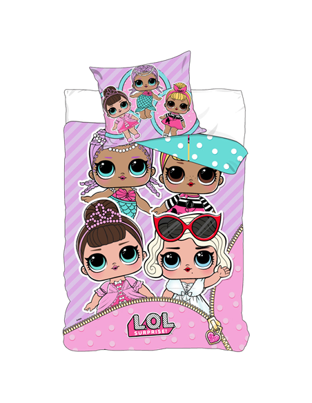 Parure housse de couette Lol Surprise En coton - New discount.com