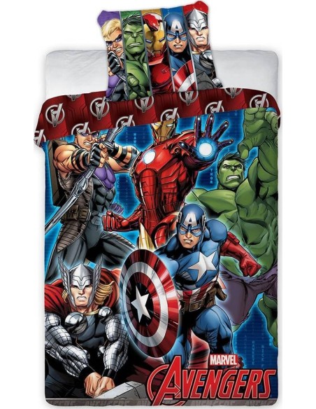 Parure Housse de Couette Avengers en Coton - New discount.com