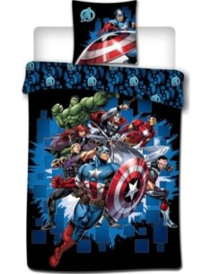 Parure Housse de Couette Avengers + Taies d Oreiller Avengers 2