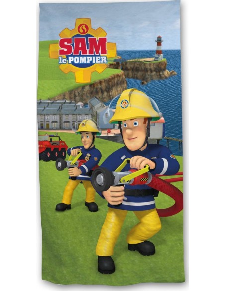 Strandtuch Sam The Fireman aus Baumwolle - New discount.com