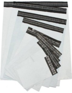 Enveloppe plastique indéchirable inviolable-blanche opaque pochette... 2