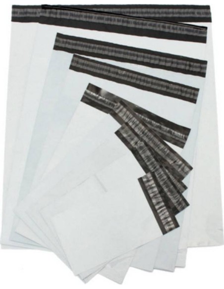 Enveloppe plastique indéchirable inviolable-blanche opaque pochette...
