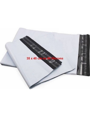 Opaque plastic shipping envelope 35 x 45 cm in 60 μ, New discount.c...