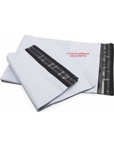 Opaque plastic pouch 17 x 30 cm in 60 μ, New discount.com, Nouveaut...