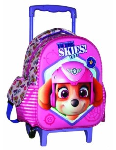 sac à dos trolley Paw Patrol en rose 31 cm 2
