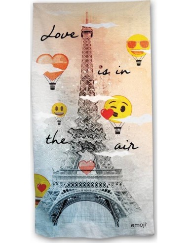 Drap de plage ou drap de bain Emoji Romantique - New discount.com