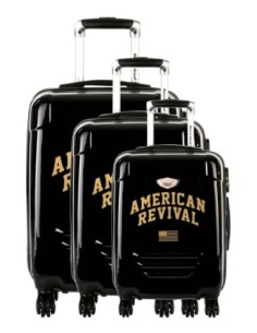 American Revival - Set mit 3 Hartschalenkoffern ABS & Polycarbonat ... 2