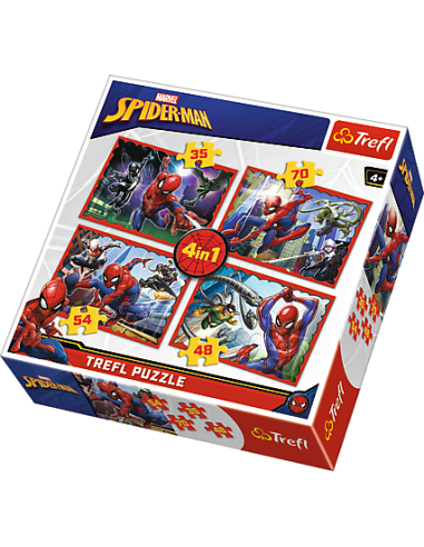 Puzzles Spiderman - 4en1 Puzzles - New discount.com