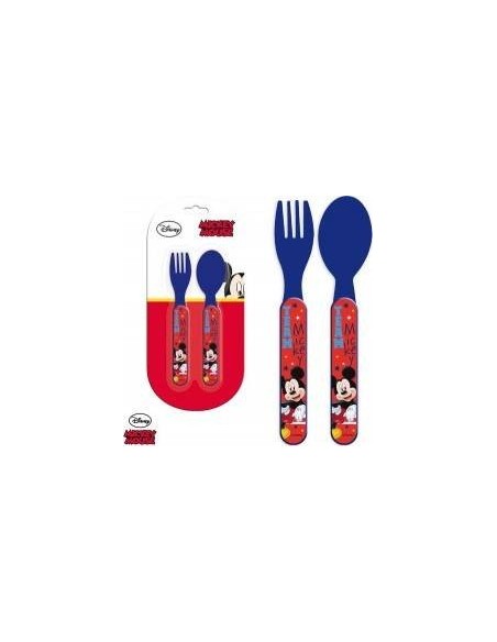 Set de couverts Mickey en plastique
