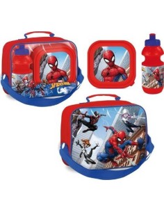 Borsa termica Spiderman con porta pranzo e bottiglia d'acqua Spider... 2