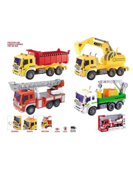 Véhicule a friction truck 30 cm - New discount.com