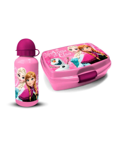 Boîte lunch Frozen et une gourde de 400 ml. Frozen - New discount.com