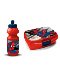 Boîte à goûter PVC + Gourde Spider-man - New discount.com 2