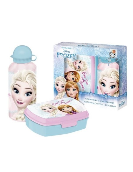 Boîte à gouter PVC + Gourde La Reine des Neiges - New discount.com