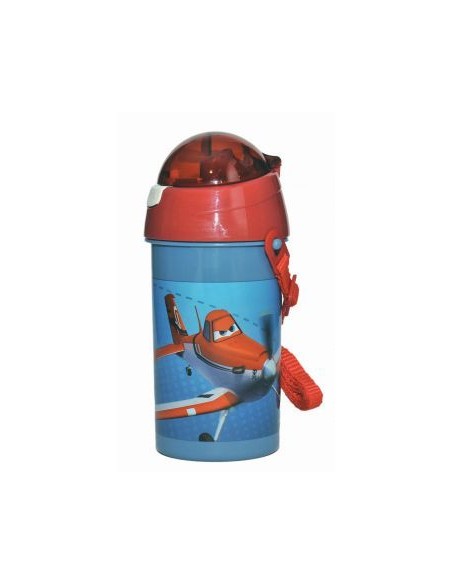GOURDE AUTOMATIQUE PLANES DISNEY 500ML, SYSTÈME ANTI GOUTTE - New d...