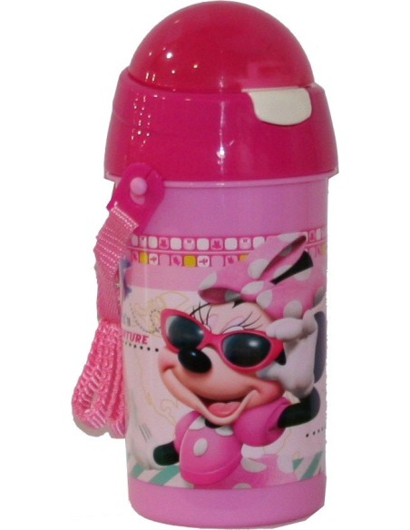 GOURDE AUTOMATIQUE MINNIE DISNEY 500ML, SYSTÈME ANTI GOUTTE - New d...