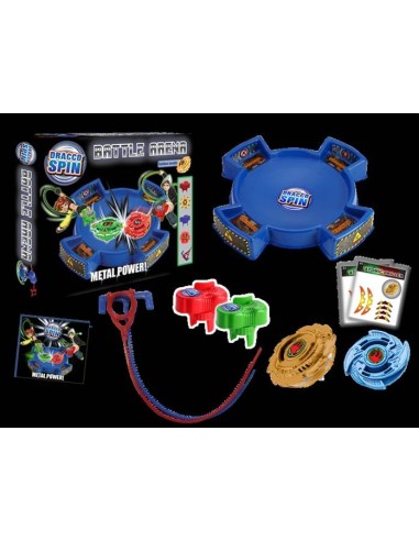 Arena avec 2 toupie Dracco spin - New discount.com