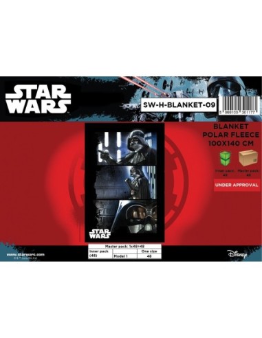 Manta de lana Star Wars -New discount.com